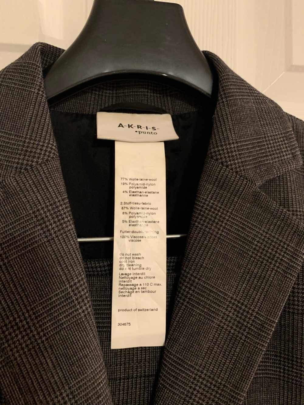 Akris Punto Gray Plaid Skirt Suit - Picture 2 of 12